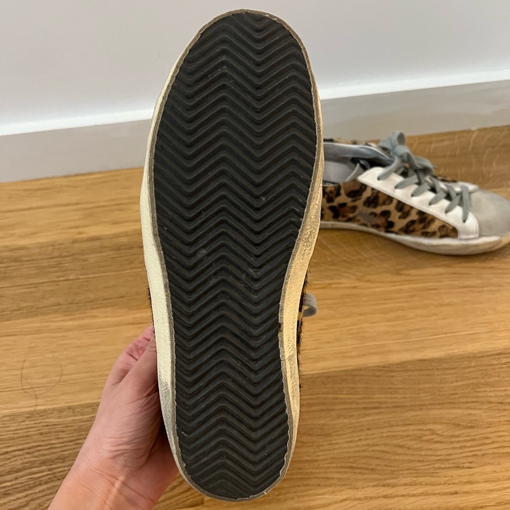 Golden Goose Superstar Leopard Print Sneakers - Picture 3 of 6